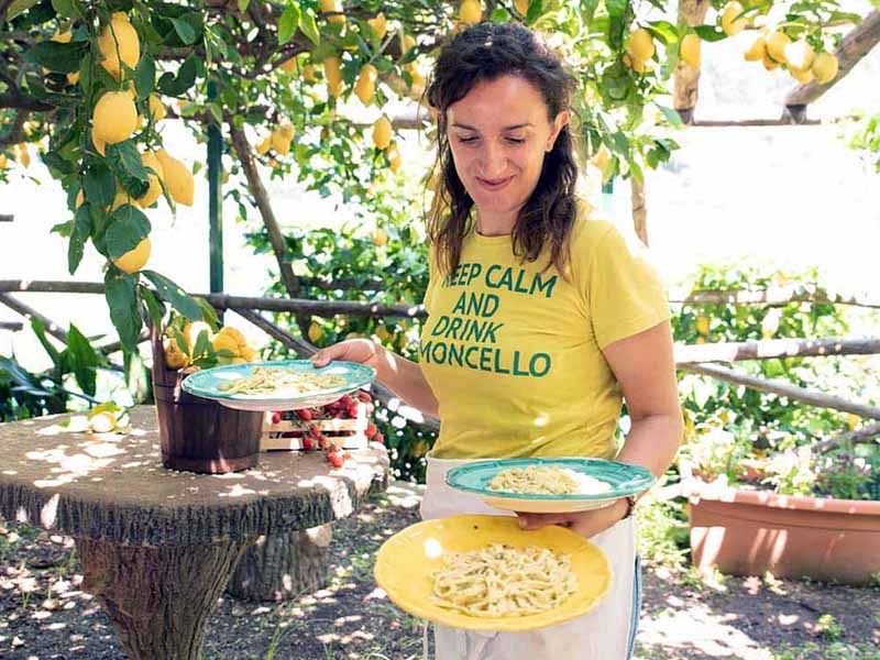 Amalfi Lemon Tour, la pasta al limone