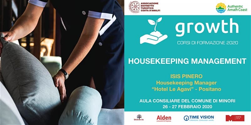 Corso di Housekeeping Management 2020 del Distretto Turistico Costa d'Amalfi