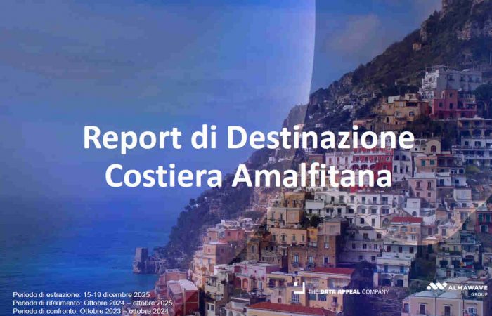 Copertina Report di Destinazione Costa d’amalfi 2025